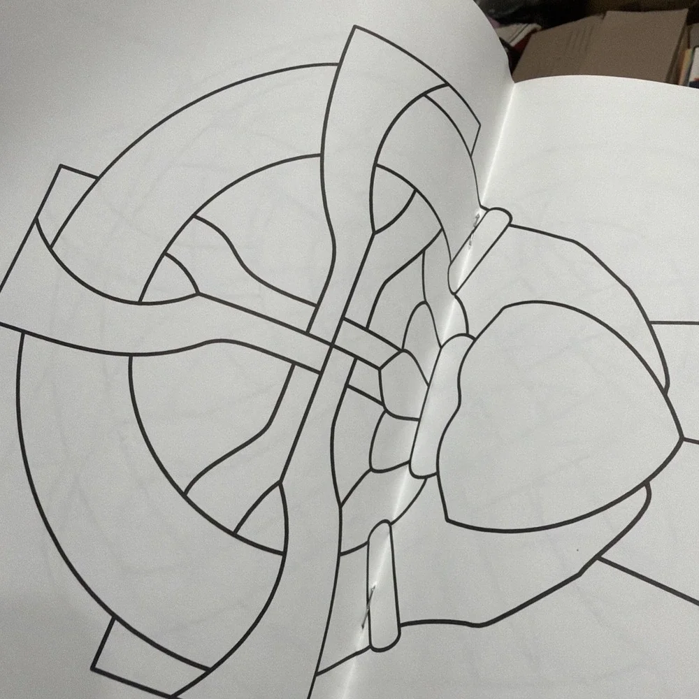 CELTIC KNOTWORK AND OTHER DESIGNS FOR STAINED GLASS By Rachel Cecere